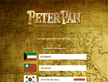 Tablet Screenshot of peterpan.is